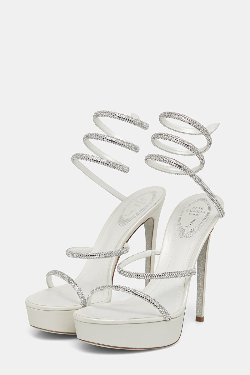 Rene Caovilla Beyaz Rene Caovilla Ayakkabi