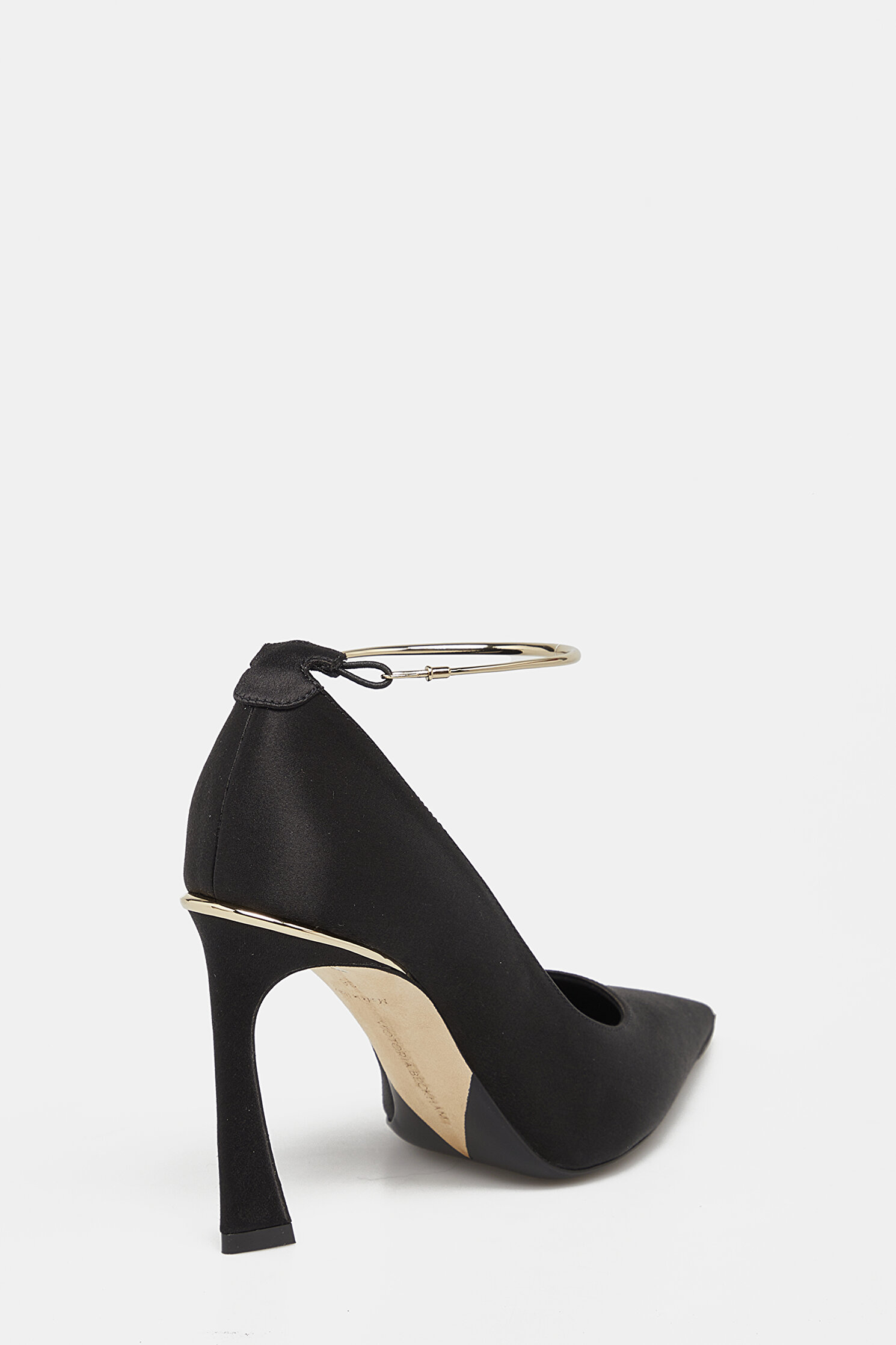 Victoria Beckham ブラックサテン　パンプス Women Black Vıctorıa Beckham Shoes