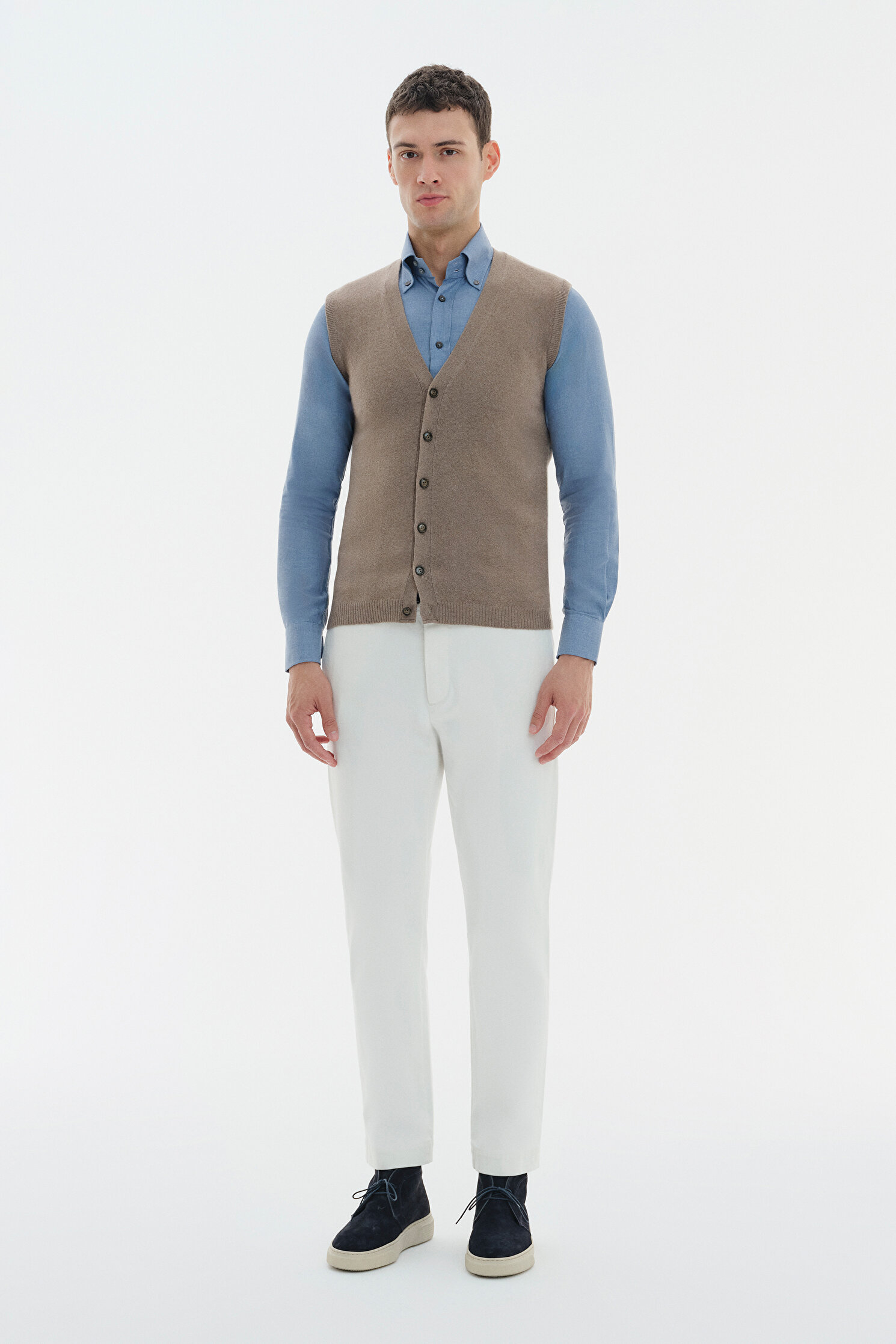 美品 24awMAATEE&SONS CASHMERE MINK VEST MAATEE&SONS Ex. CASHMERE/MINK REVER VEST | Must