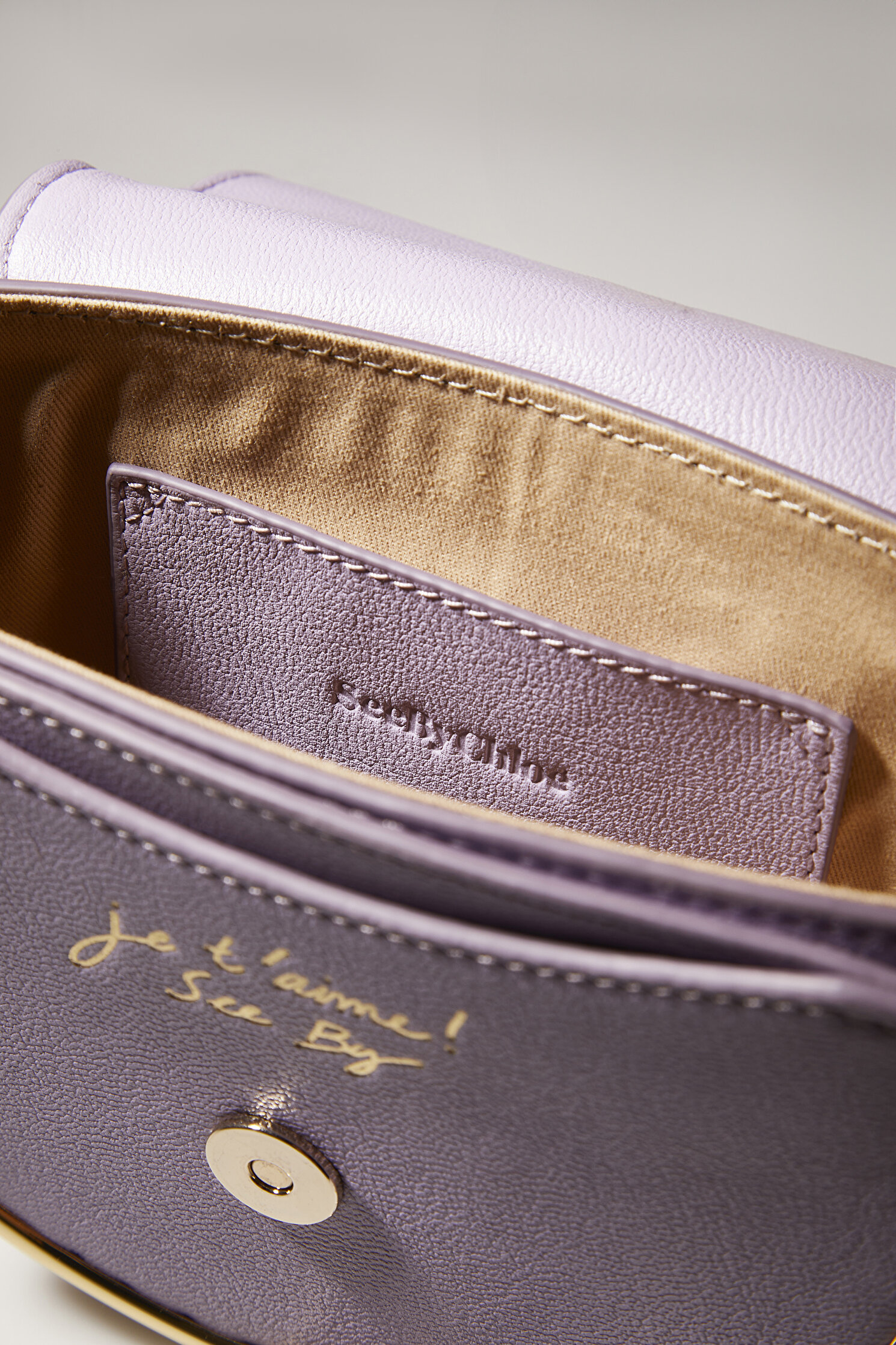 Women Purple See By Chloé Lilac Leather Bag