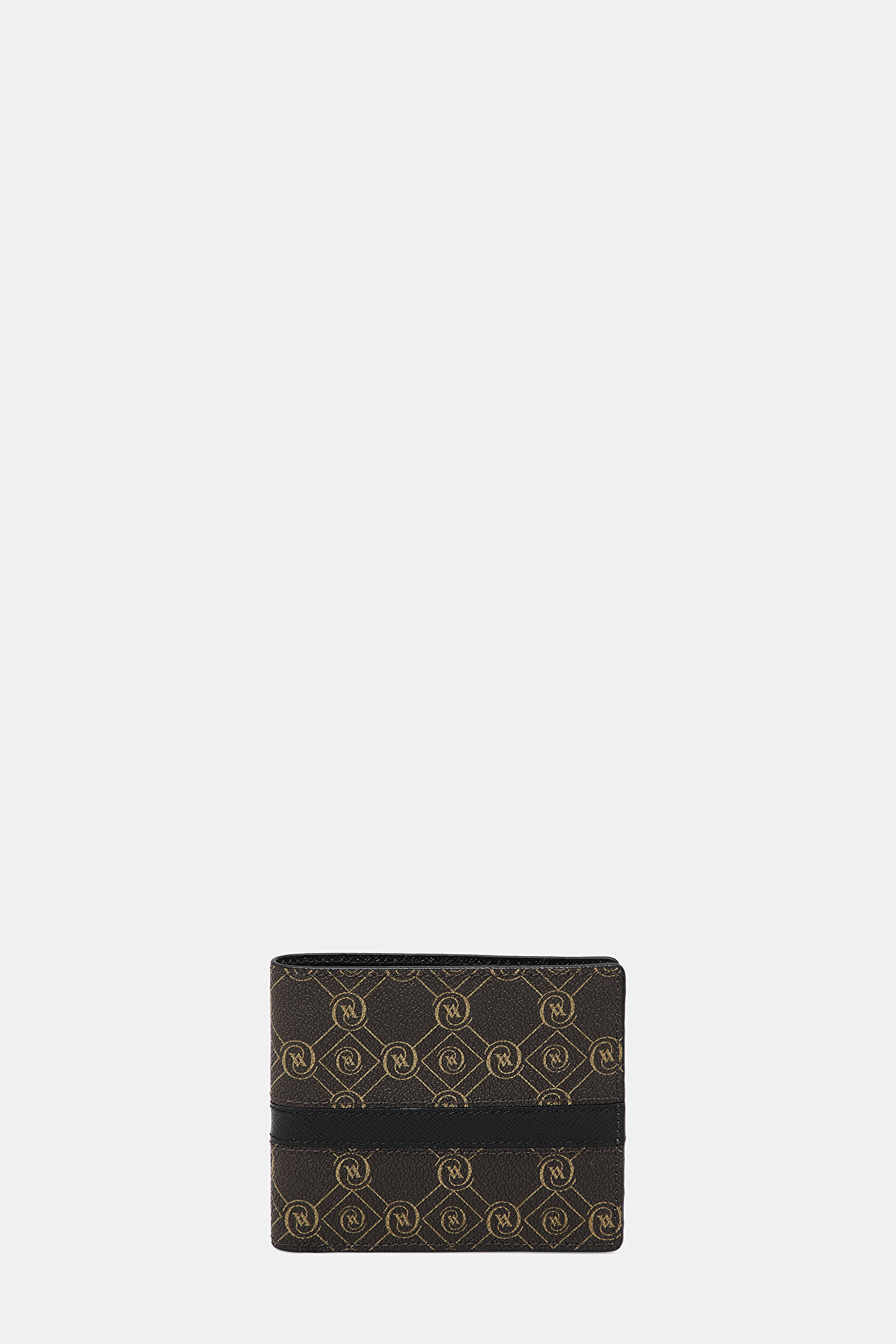 KAHVE MONOGRAM CÜZDAN