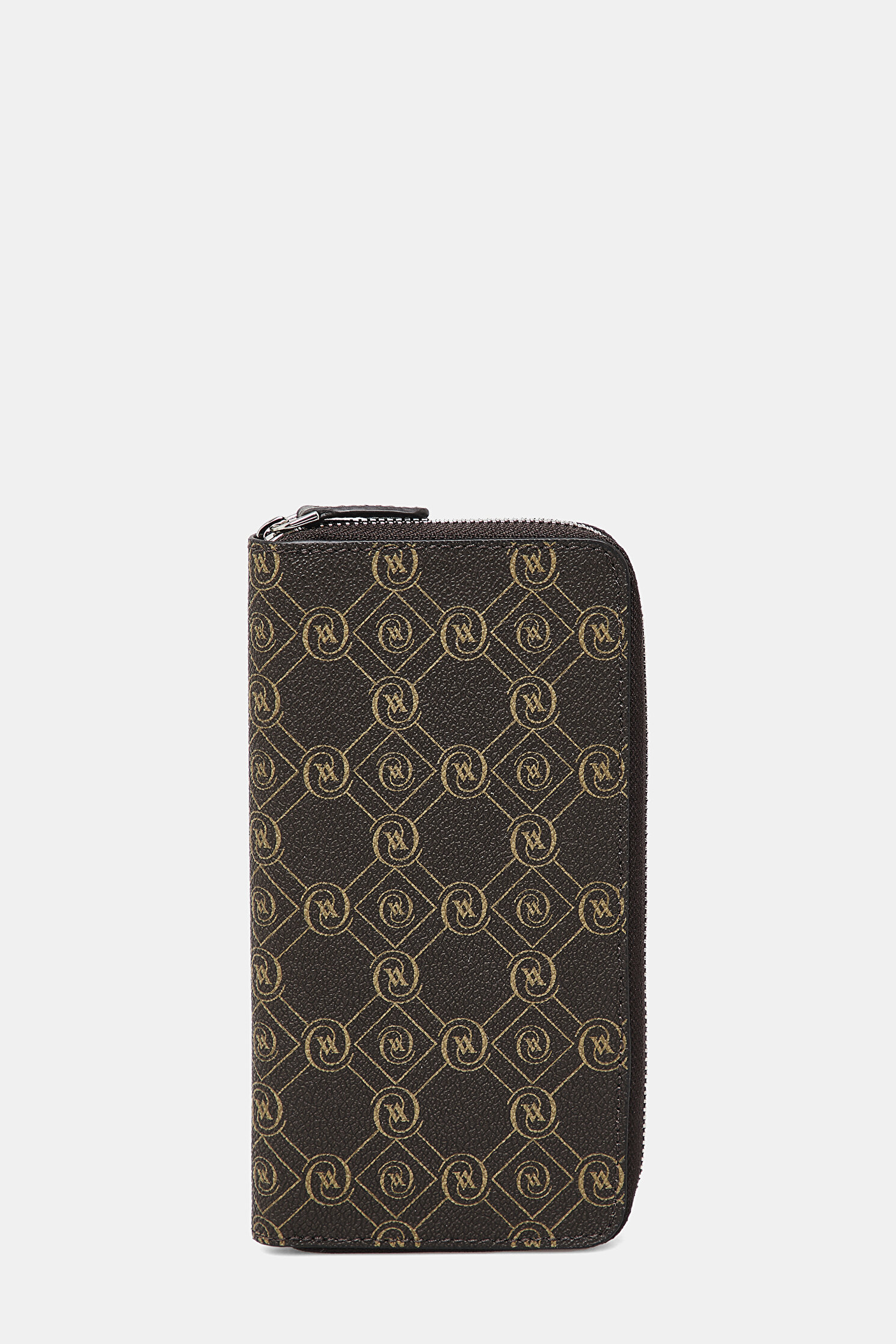KAHVE MONOGRAM CÜZDAN