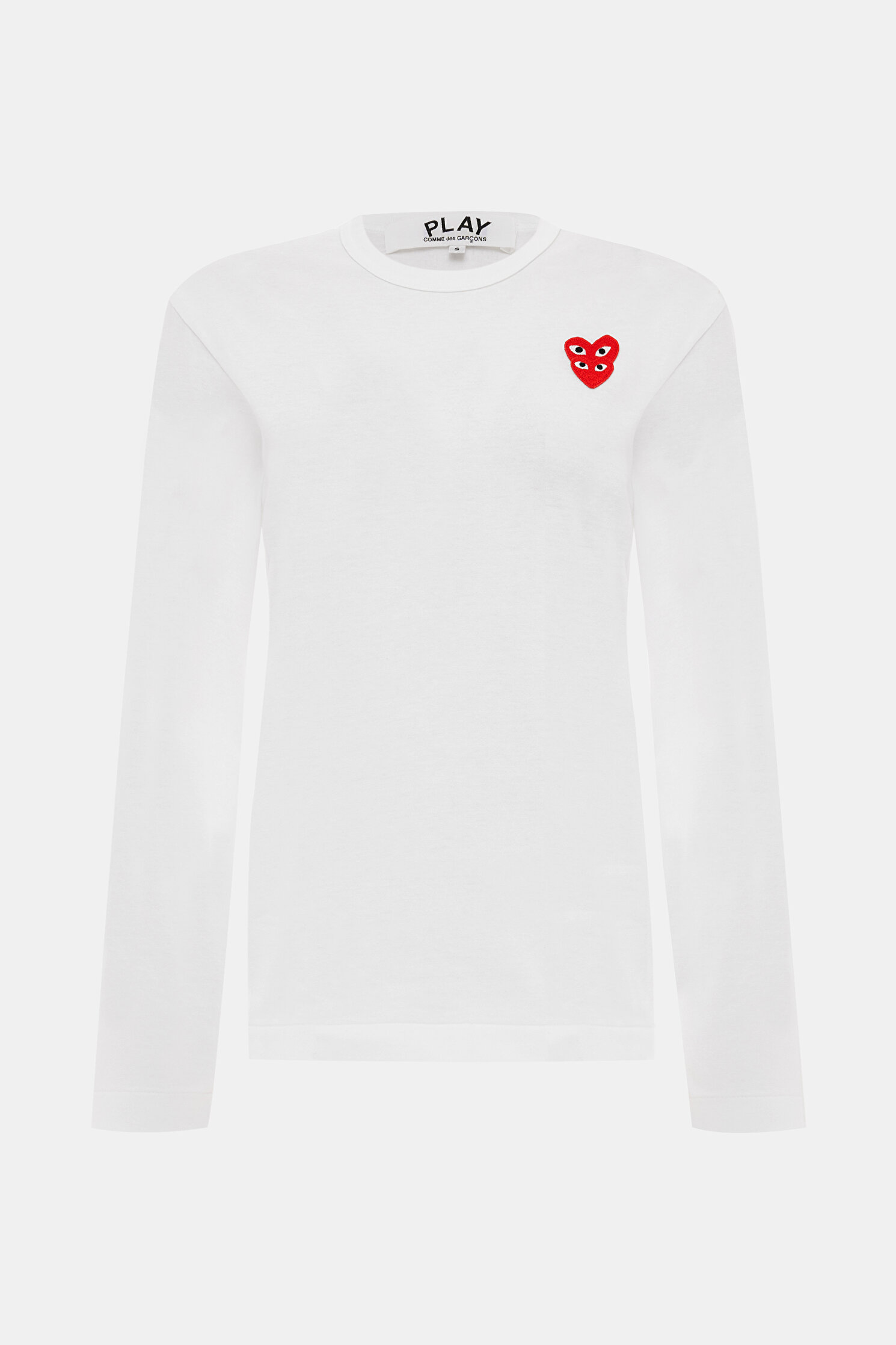 BEYAZ COMME DES GARCONS PLAY T SHIRT