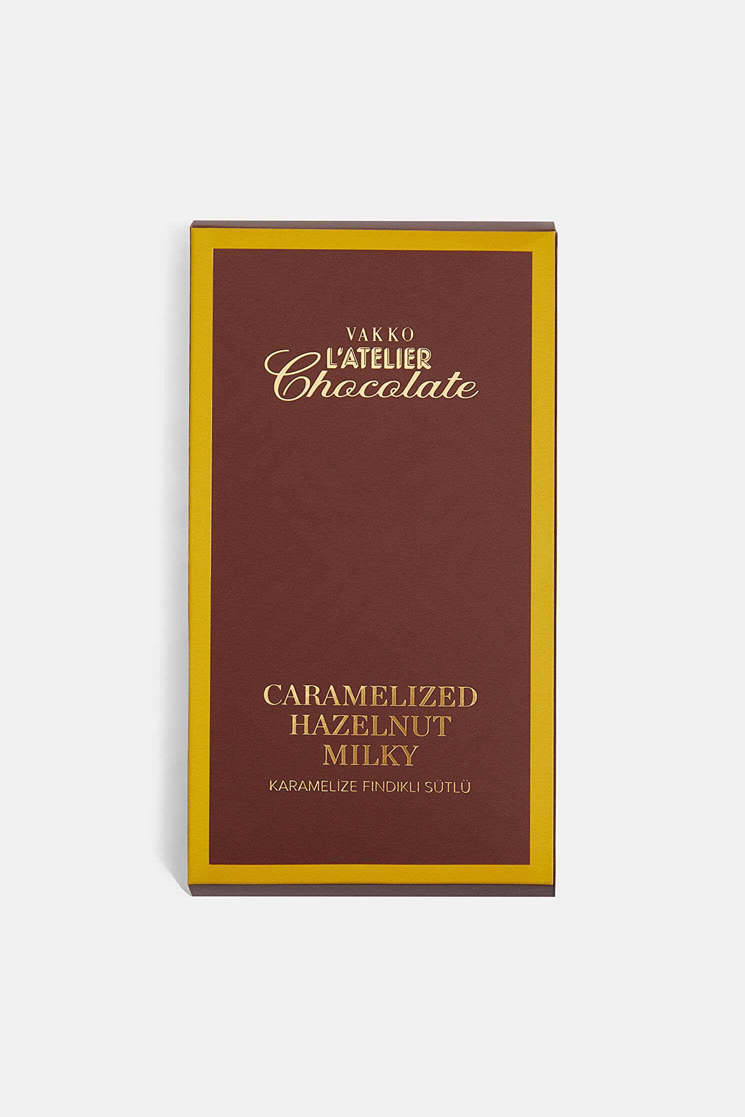 KARAMELİZE SÜTLÜ FINDIKLI TABLET ÇİKOLATA 125 GR