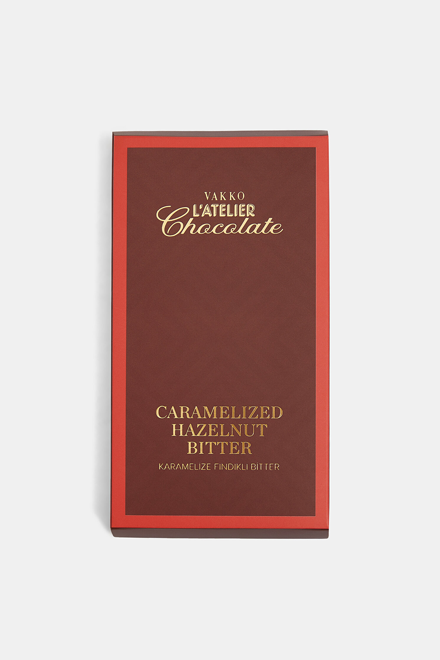 KARAMELİZE FINDIKLI BİTTER ÇİKOLATA 125 GR