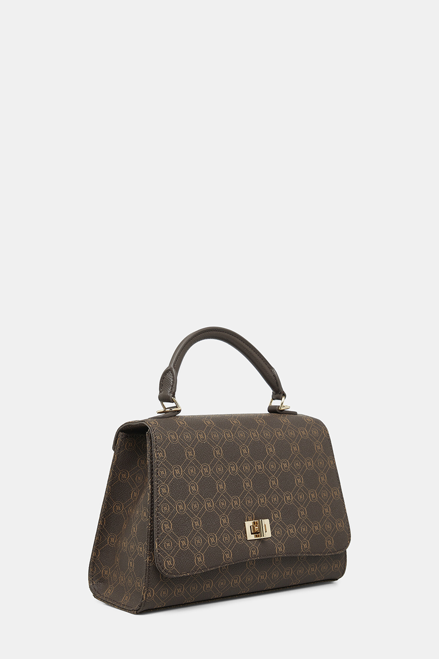 Women Vakko Beıge Monogram Bag