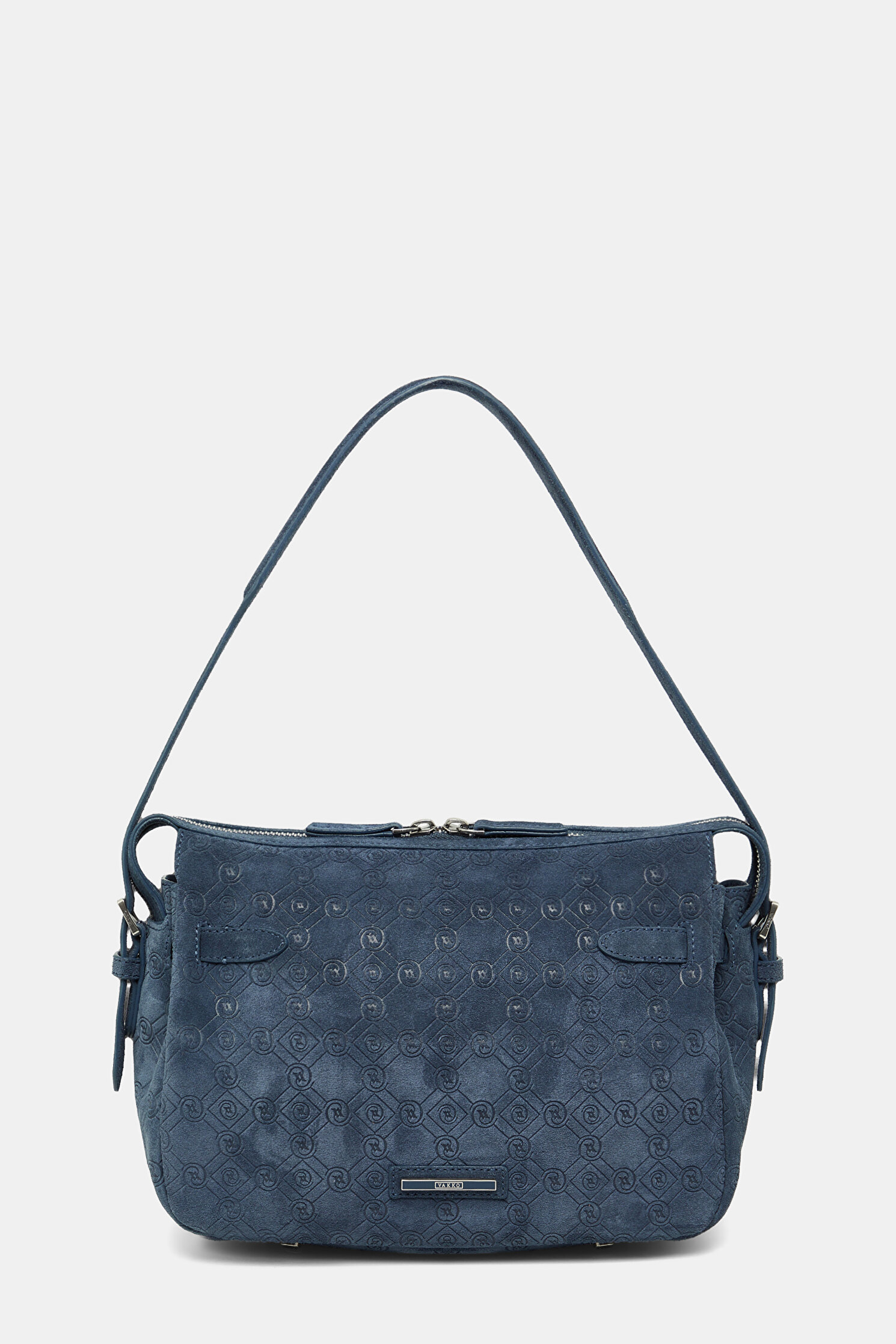 LACİVERT MONOGRAM DERİ ÇANTA