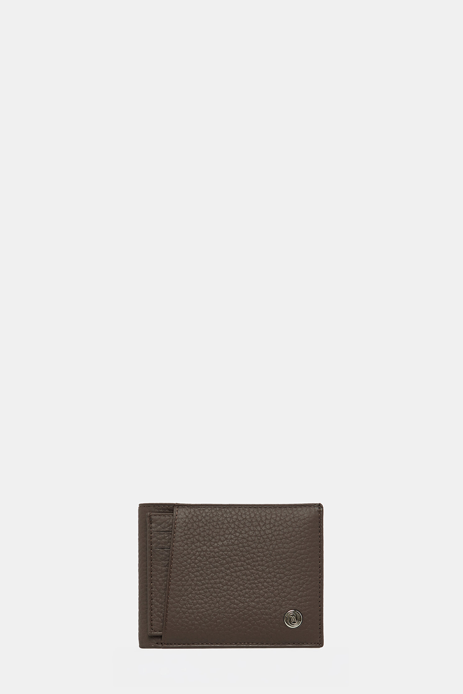 KAHVE MONOGRAM DERİ CÜZDAN