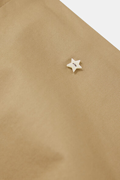 Vakko By Lorena Antonıazzı Women Dark Beıge Mıdı Skırt