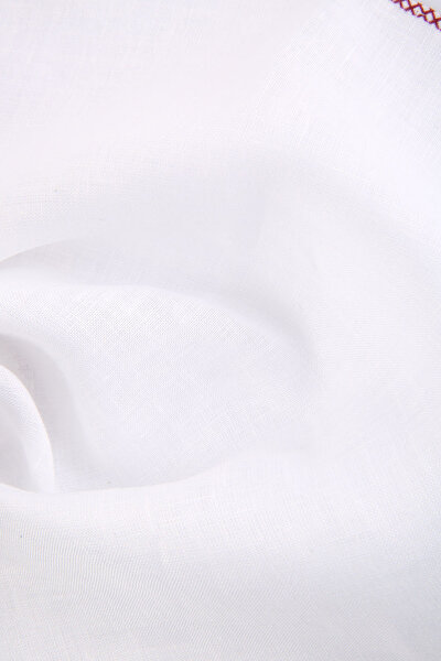 BINDING DETAILED RED WHITE HANDKERCHIEF 3
