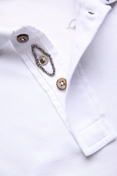 KUŞ FİGÜRLÜ POLO YAKA T SHIRT 3