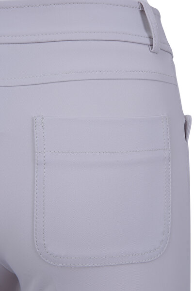 BEJ PAÇA DETAYLI PANTOLON 4