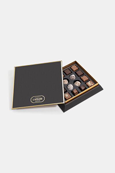 PRALINE ÇİKOLATA 125 GR SİYAH KUTU 5