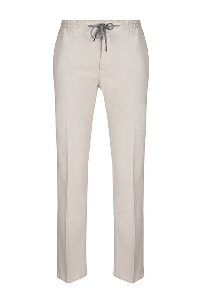 BELİ İPLİ KREM PANTOLON 3
