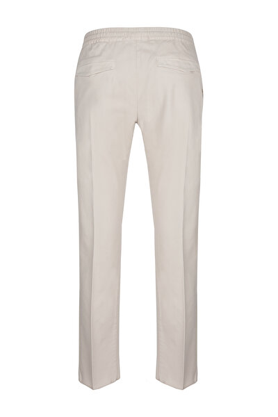 BELİ İPLİ KREM PANTOLON 4