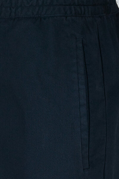 BELİ İPLİ LACİVERT PANTOLON 5