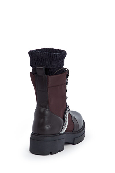 DARK BROWN LEATHER BOOT 3
