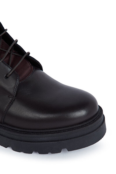DARK BROWN LEATHER BOOT 4