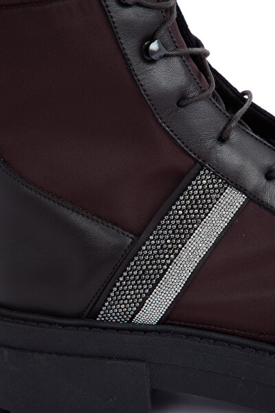 DARK BROWN LEATHER BOOT 5