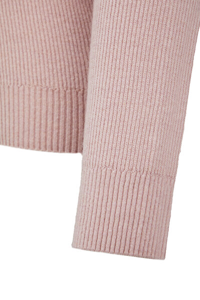 PEMBE O YAKA TRİKO 5
