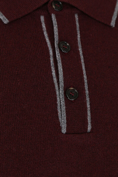 BORDO POLO YAKA TRİKO 3