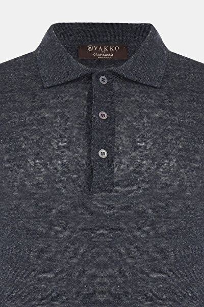 LACİVERT POLO YAKA TRİKO 3