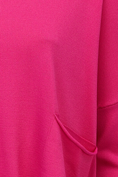 PEMBE O YAKA TRİKO 3