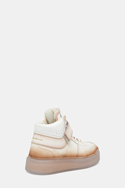 BEYAZ DERİ SNEAKER 3
