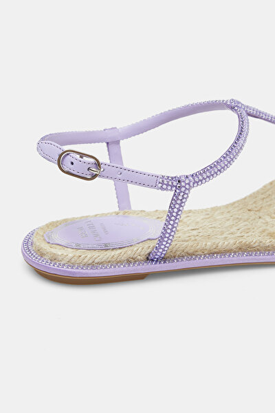 LİLA TAŞLI SANDALET 4