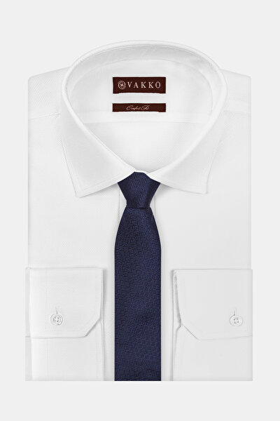 MİKRO DESENLİ İPEK KRAVAT 3