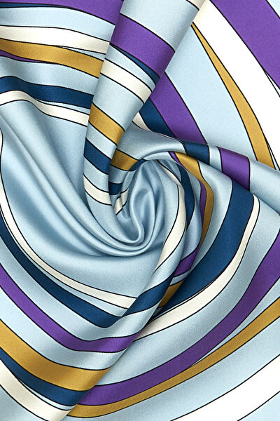 GEOMETRİK DESENLİ İPEK EŞARP 3