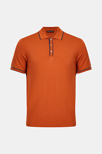 TURUNCU POLO YAKA TRİKO 3