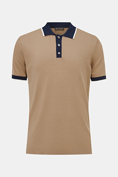 CAMEL POLO YAKA TRİKO 4