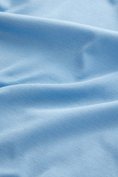 BLUE POLO NECK SHORT SLEEVE TSHIRT 4