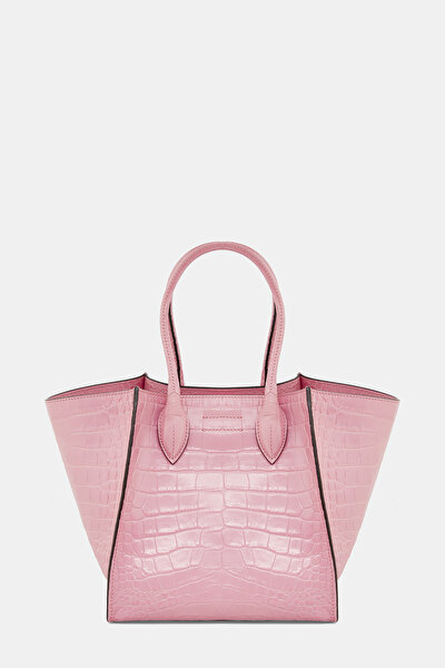 PEMBE DERİ ÇANTA 4