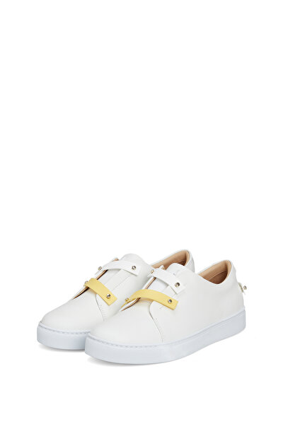 BEYAZ DERİ SNEAKER 3