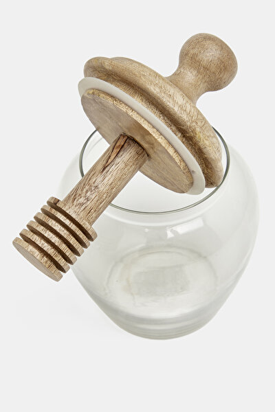 GLASS HONEY JAR 3