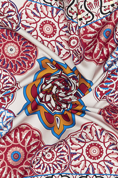 SANAT DESENLİ İPEK EŞARP 3