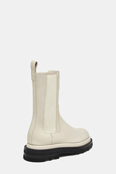 ECRU LEATHER BOOT 3