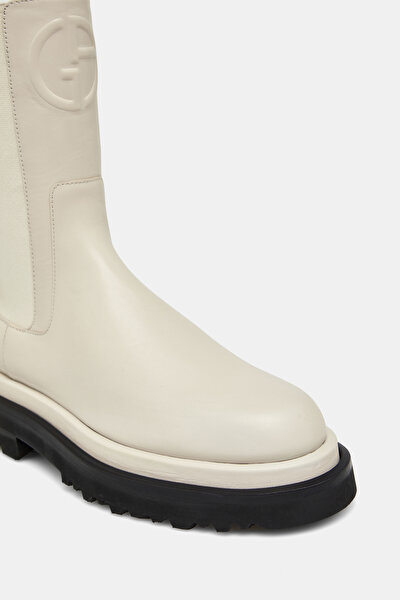 ECRU LEATHER BOOT 4