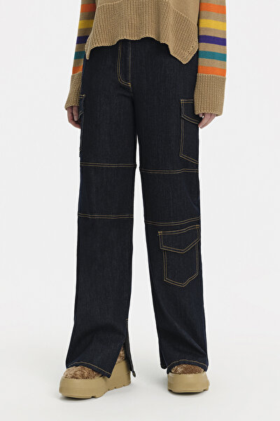 LACİVERT JEAN PANTOLON 3