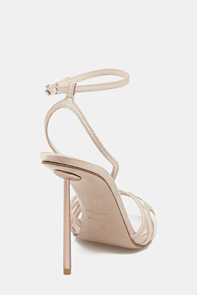 BEIGE SATIN SHOE 3