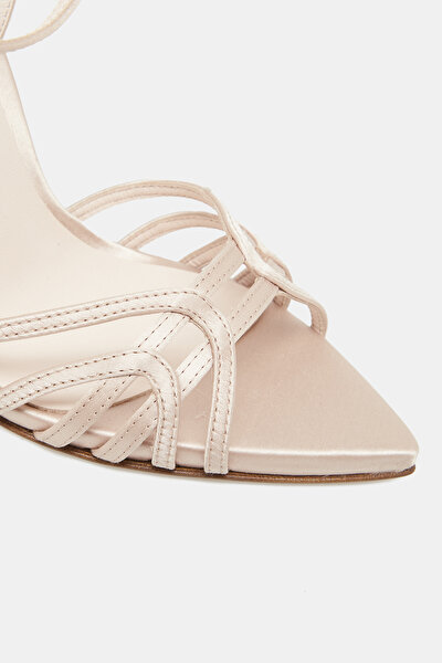 BEIGE SATIN SHOE 4