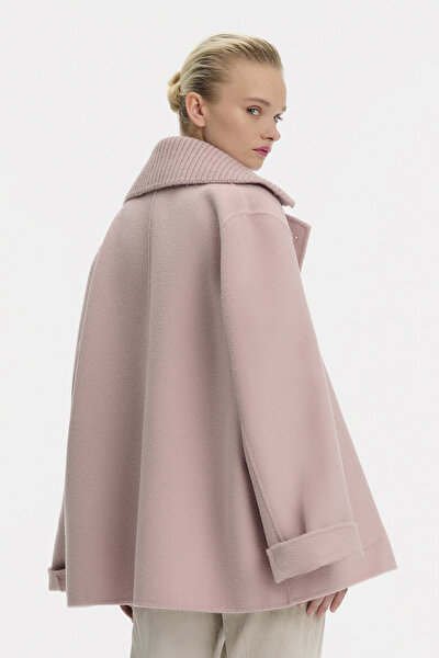 POWDER WOOL/CASHMERE SHORT REEFER JACKET 3