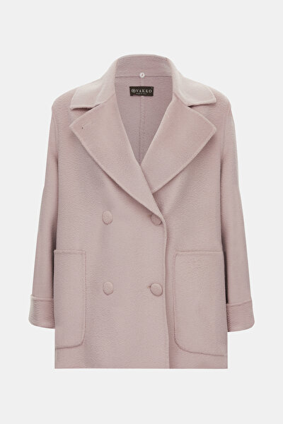 POWDER WOOL/CASHMERE SHORT REEFER JACKET 8