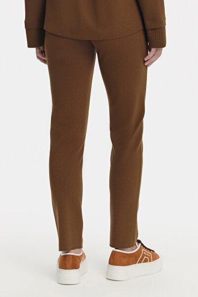 LIGHT BROWN STRAIGHT CUT TROUSERS 3