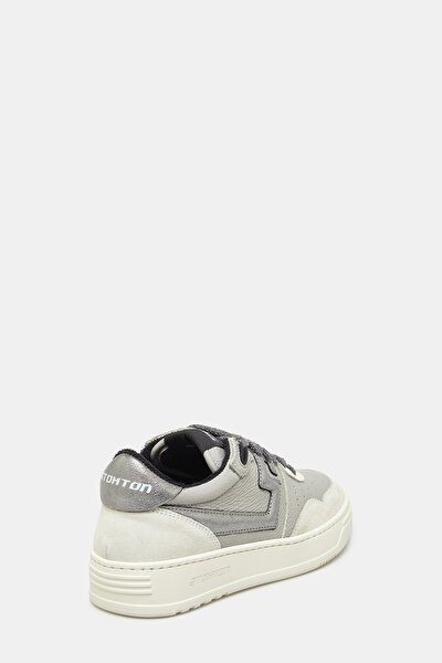 GREY LEATHER SHOES 3