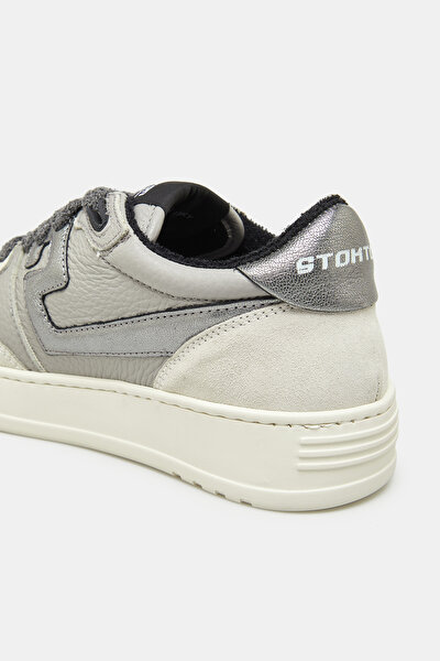 GREY LEATHER SHOES 4