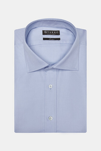 COMFORT BLUE CORDED SHIRT 3
