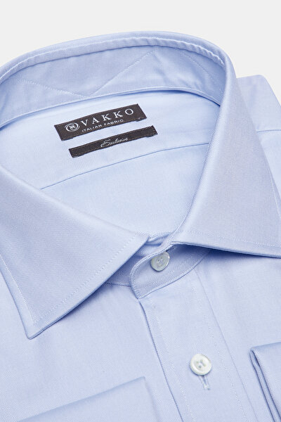 COMFORT BLUE CORDED SHIRT 4